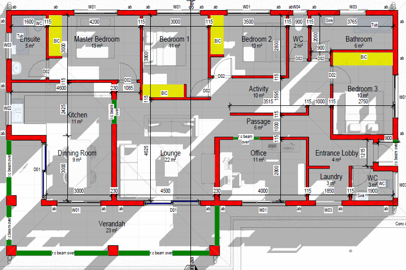 4-bed modern redisential design